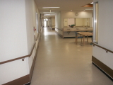 渡辺病院の廊下